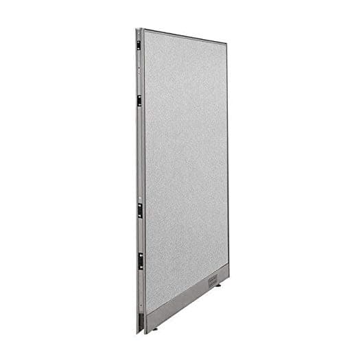 GOF Single Office Partition, Large Fabric Room Divider Panel, Custom Built Workstation 36" W x 60" H