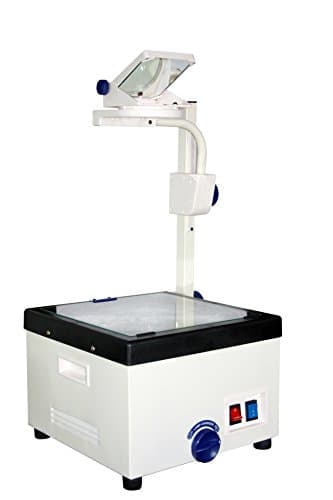 Radical A4 Overhead Projector Office Presentations Teaching OHP Two lamps Deluxe frensel lens A4 size 1-4Mts Projection
