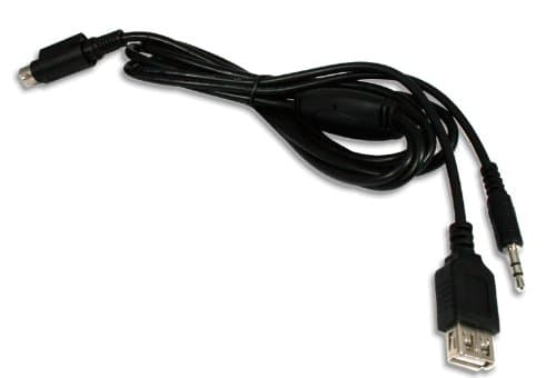 35USB AUX-in 3.5mm Audio and 5V USB Charging Cable, 5FT