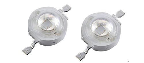 2Pcs 1W 365nm UV LED High Power LED Diode Light Lamp DIY