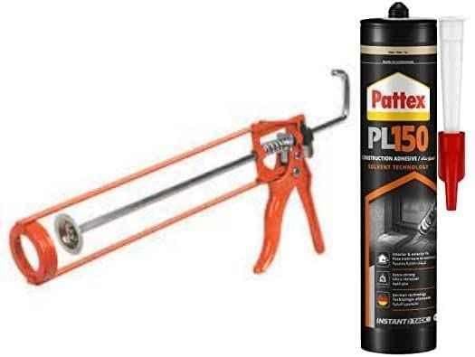 PATTEX SILICON PL150 (BEIGE) + SILICONE GUN