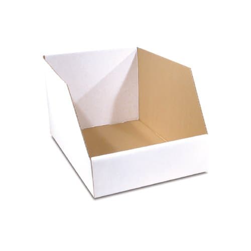The Packaging Wholesalers Open Top Bin Box, 4 x 12 x 4 1/2 Inches, 50 Count (BSBINMT412)