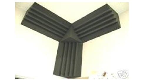4 Studio Acoustic Wedge Foam Corner Kit Base Absorbers