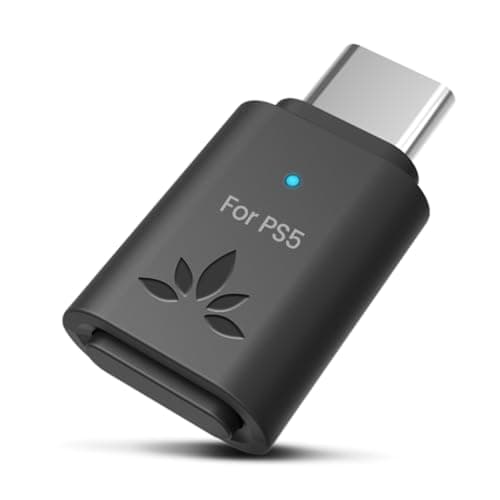 Avantree C81-Gaming (2025 New) - USB C Bluetooth 5.3 Adapter for PS5 & Gaming Consoles with Low Latency & aptX-Adaptive, Wireless Audio Dongle Transmitter for Headphones & Earbuds