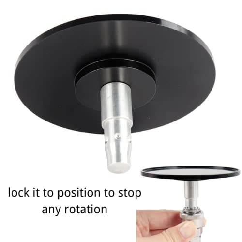 Air Quick Connector Vacuum Vac-u-Lock Machine Attachments Suction Cup Black Connector Anti Rotation Smooth Aluminum Alloy