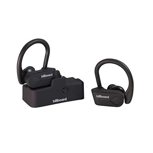 Billboard Bluetooth 5.0 True Wireless Stereo Sport Earhooks With Charging Stand, Black (Bb2623)