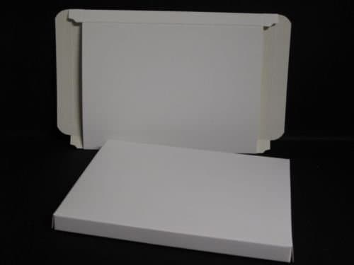 Envelope Box x 10 - Self Assembly White 135x187mm to take 7" x 5" Cards AM168
