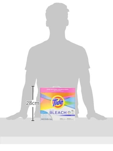 Tide plus Bleach Powder Laundry Detergent, Original, 144 oz, 89 loads