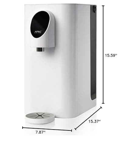 APEC WATER ROCT-Plus Countertop Reverse Osmosis System, Efficient RO Filter 3:1 Pure to Drain, Instant Hot Water ± 2° for Tea, UV Water Filtration