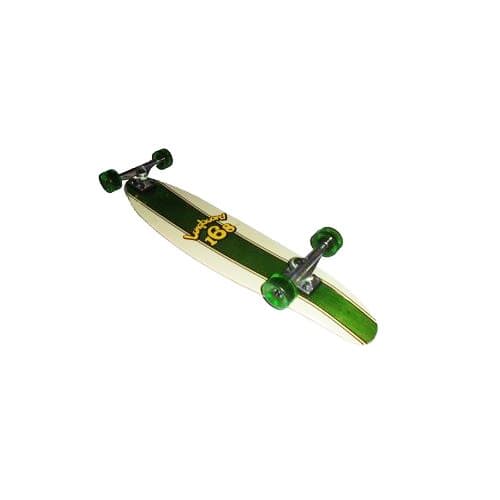 168 Brand Green Kick Tail Longboard Complete 34'