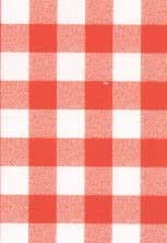 PVC Tablecloth 20 Metre Roll Design 1191 Red Gingham Check 107/1 140cm Wide