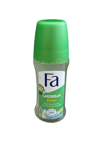 Fa Deodorant 1.7 Ounce Roll-On Caribbean Lemon (3 Pack)