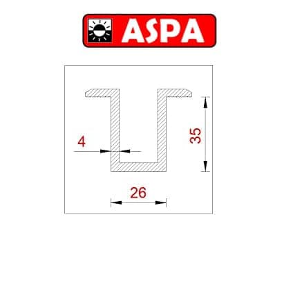 ASPA Solar Panel mounting clamp 35MM for 25 Solar Panels (20 End Clamps and 40 Mid Clamps)…