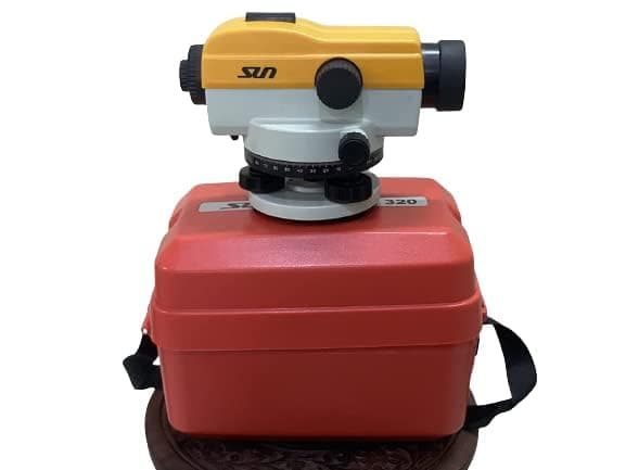 TENABLE NAUTICAL MART High Precision 32X and 24X Optical Auto Level with Tarano Gauge Surveying Equipment for Builders & Contractors TARANO AUTO LEVEL (Yellow, 32X-Auto Level)