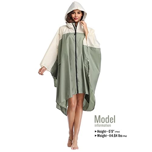 SaphiRose womens Raincoat Cape Coat