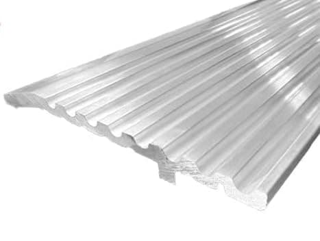 Mill Aluminum/Fire Rated Half Threshold/Saddle (35761MA), SMS #10 x 1-1/2'' Supplied, (5'' W x 1/2'' H) (48'')