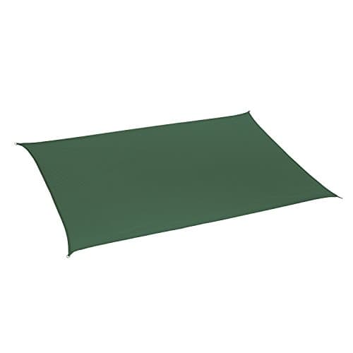 Coolaroo California Sun Shade Shade Sail Rectangle 10ft x 8ft Heritage Green