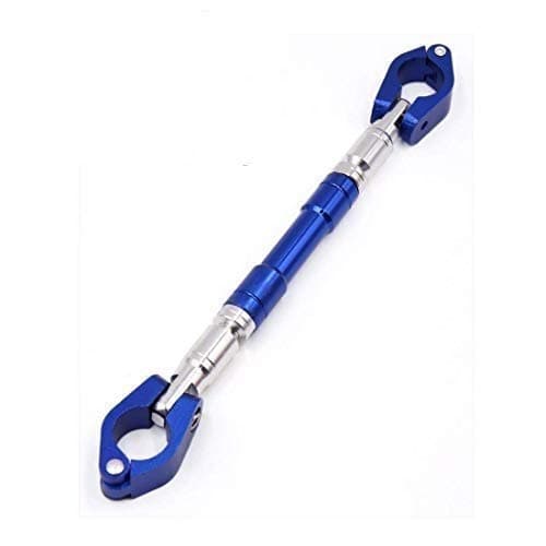 BLP Adjustable Motorcycle Handlebar Cross Bar Compatible with Bullet Classic 350, 500, Chrome, Desert Storm, Standard 350, 500, Electra EFI, Twins, Twinspark (BLUE)