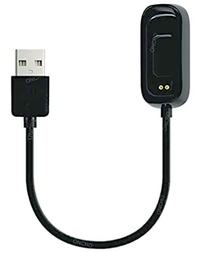 Replacement amazfit charger cable watch charging 2 pin USB adapter magnetic smart watch wired Dongle dock clip for amazfit smartwatch GTR 3 GTR PRO GTS 3 : only (Black Oneplus cab)