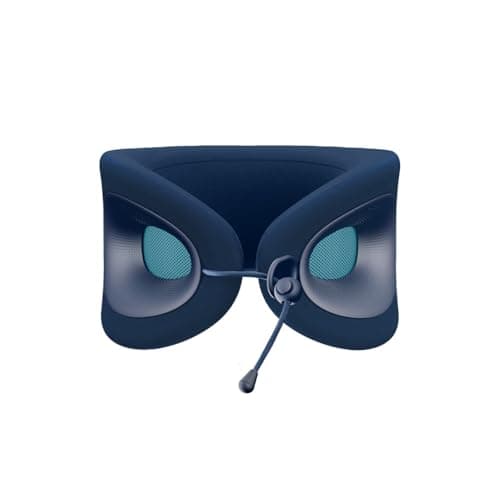 Cabeau Travel Pillow for Long Flights - Evolution X - Memory Foam Neck Support - Comfort On the Go Airplane, Train and Car (Sapphire)