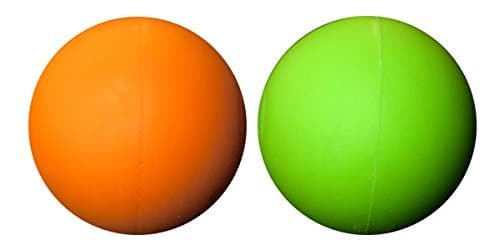 LBS-2 Pack Lacrosse Massage Balls -Orange Green