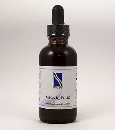 Mega B12 Folic (Folate) 2 oz, Nutri-Dyn