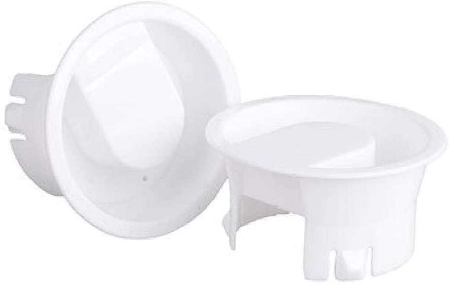 2-Pack Glass Pitcher Lids, Food-Grade Plastic Dust-Proof Stoppers for Water Jugs