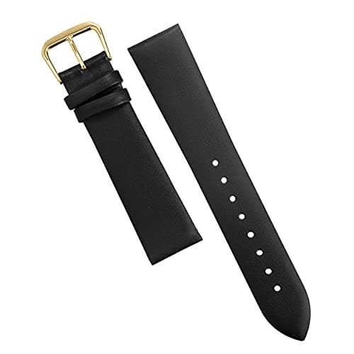 Classical Ultra Thin Leather Watch Bands,EACHE Genuine Leather Watch Straps for Women Men 16mm 18mm 20mm