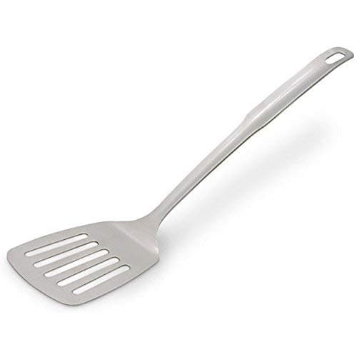 Stainless Steel Perforated Turner, Silver, 2 Piece