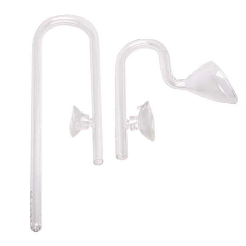 OrinocoGlass Lily pipe set 9 mm, Einlass und Auslass