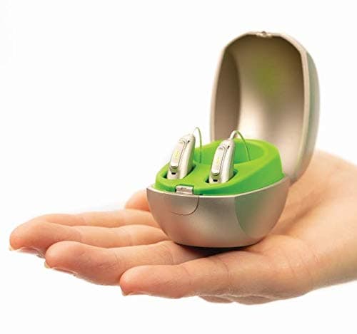 Phonak Audeo M70-R Digital 16 Channel Rechargeable Bluetooth Enabled RIC Hearing aid (Left Ear with Charger)
