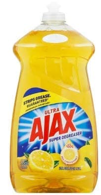 Ajax Super Degreaser Dish Liquid Lemon 52oz Pack (2)2