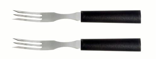 Rada Cutlery Granny Fork, Black Handle, Pack of 2