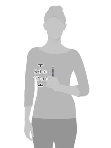 Pilot Hi-Tec-C Slim Knock 0.4 mm Gel Ink Pen, Blue Black Ink (LHS-20C4-BB)