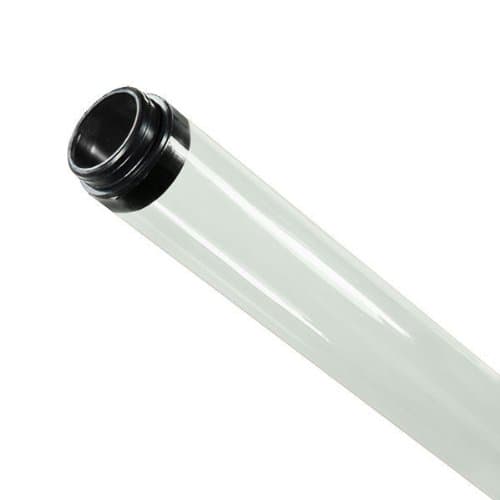 48 in. - T8 - UV Blocking Tube Guard with End Caps - Protects to 395 Nano-Meters - American PLAS-T8TGUV