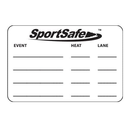 MeetMinder Youth Swimmer Event Tracking System - Temp Tattoo Refill Pack - 25