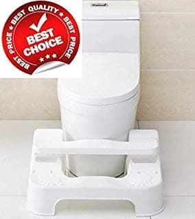 Potty Slider | New Squatting Toilet Stool White | 3 Adjustable Modes and Levels | Fits All Toilets for Adults
