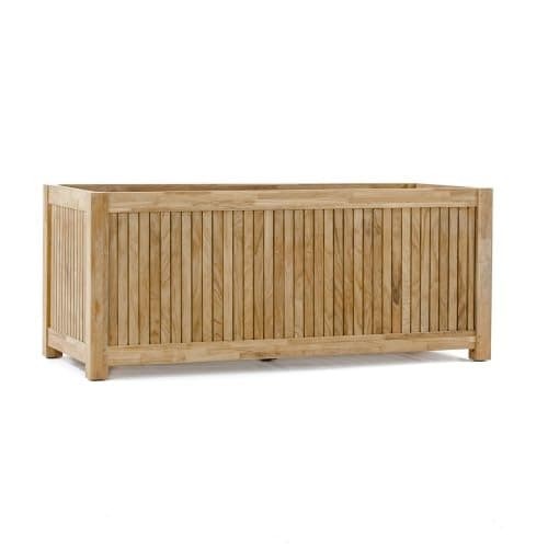Teak Rectangular Planter 4 Ft