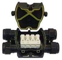 Hylec® Waterproof 4-Pole In Line Cable Connector IP68 Rated 7-14mm Cable Diameter 16A