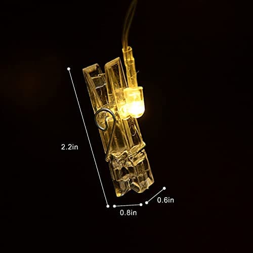 Walgreen® 10/36/40 Photo Window Hanging Peg Clips LED String Lights Home Party Fairy Decor (36 LED)