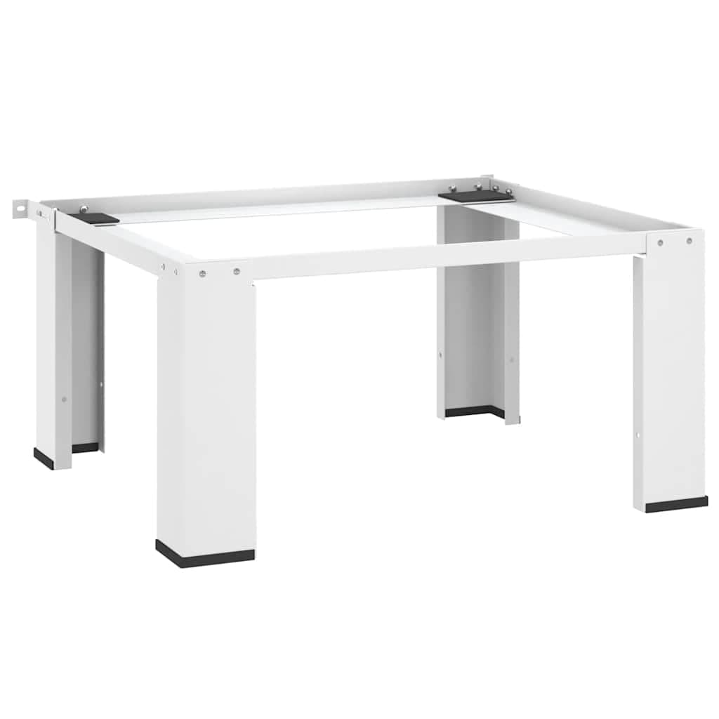 vidaXL Washing Machine Base White Washing Machine Base