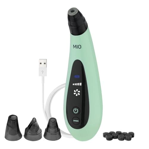 Spa Sciences MIO Diamond Microdermabrasion Blackhead Remover, Pore Suction Tool–Rechargeable-Dermatologist Recommended Skin Resurfacing System for Anti-Aging-Exfoliator for Acne Scars/Wrinkles