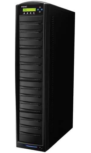 Teac 15 Target Standalone SATA CD/DVD Daisy Chain Duplicator Recorder Tower Drive Copier DVW/D115A/KIT/DC