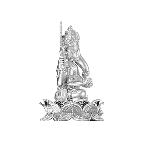 Joyalukkas 92.5 Purity Lord Ganesh Silver Idol