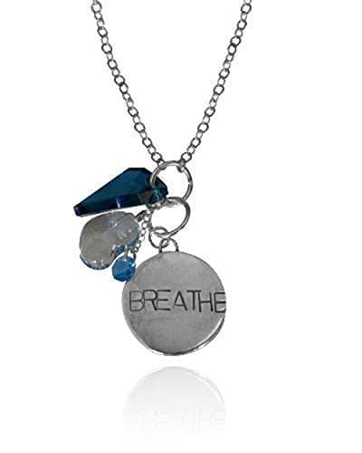 BREATHE Sterling Silver Necklace with various Charms