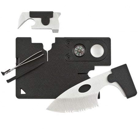 Multitool Survival Kit~Credit Card Size Knife Tool~Survival Pocket Knife~10 in 1 Multitool Emergency Kit~Brand New