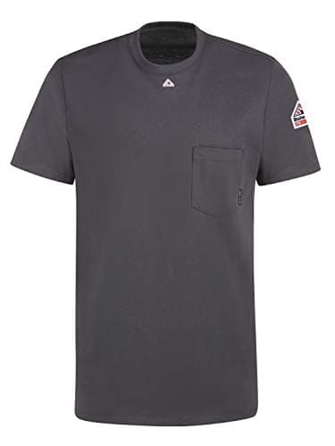 Bulwark Flame Resistant 6.25 oz Cotton Short Sleeve Tagless T-Shirt
