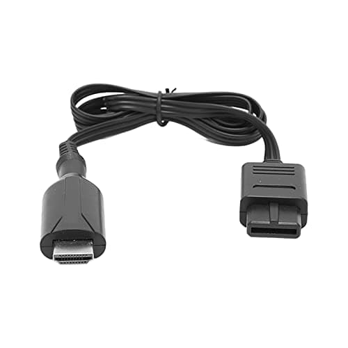 Game Console Adapter Cable, HD Video Converter with Power Cord for N64, for Ngc, for Snes to HD Multimedia Interface