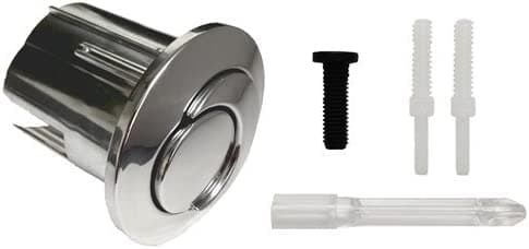 Roca D2D Short Dual Flush Chrome Toilet Push Button 822043001 AH0001800R, Multi-Colour