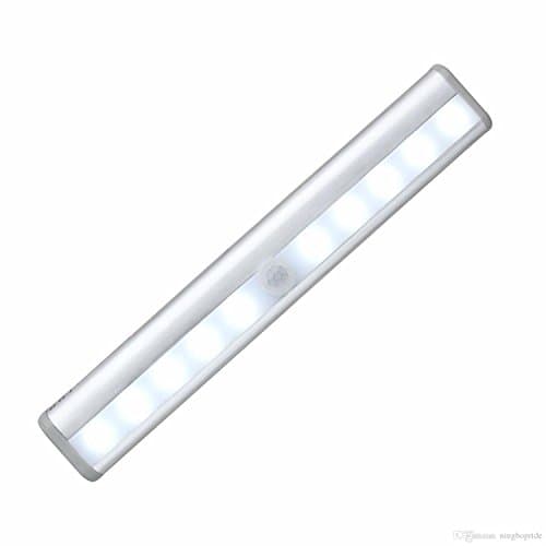 Richome Wireless Motion Sensing Light Bar with Magnetic Strip, White Led Light Strip Battery Operated